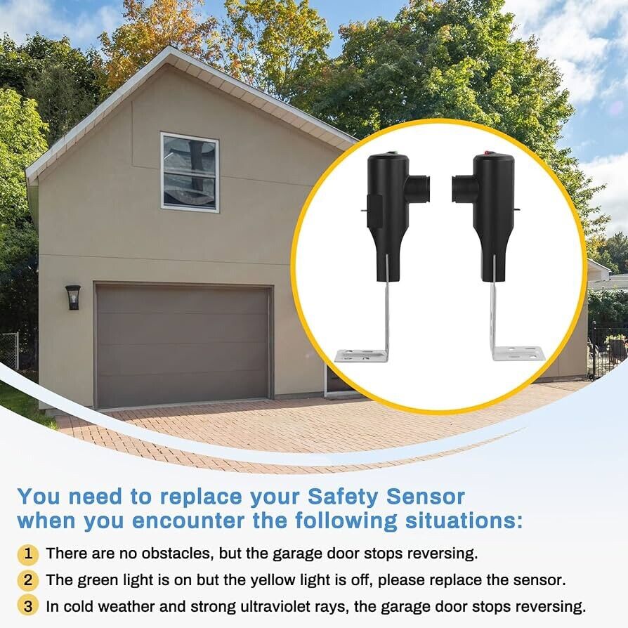 Genie Safe-T-Beam Garage Door Opener Safety Sensors