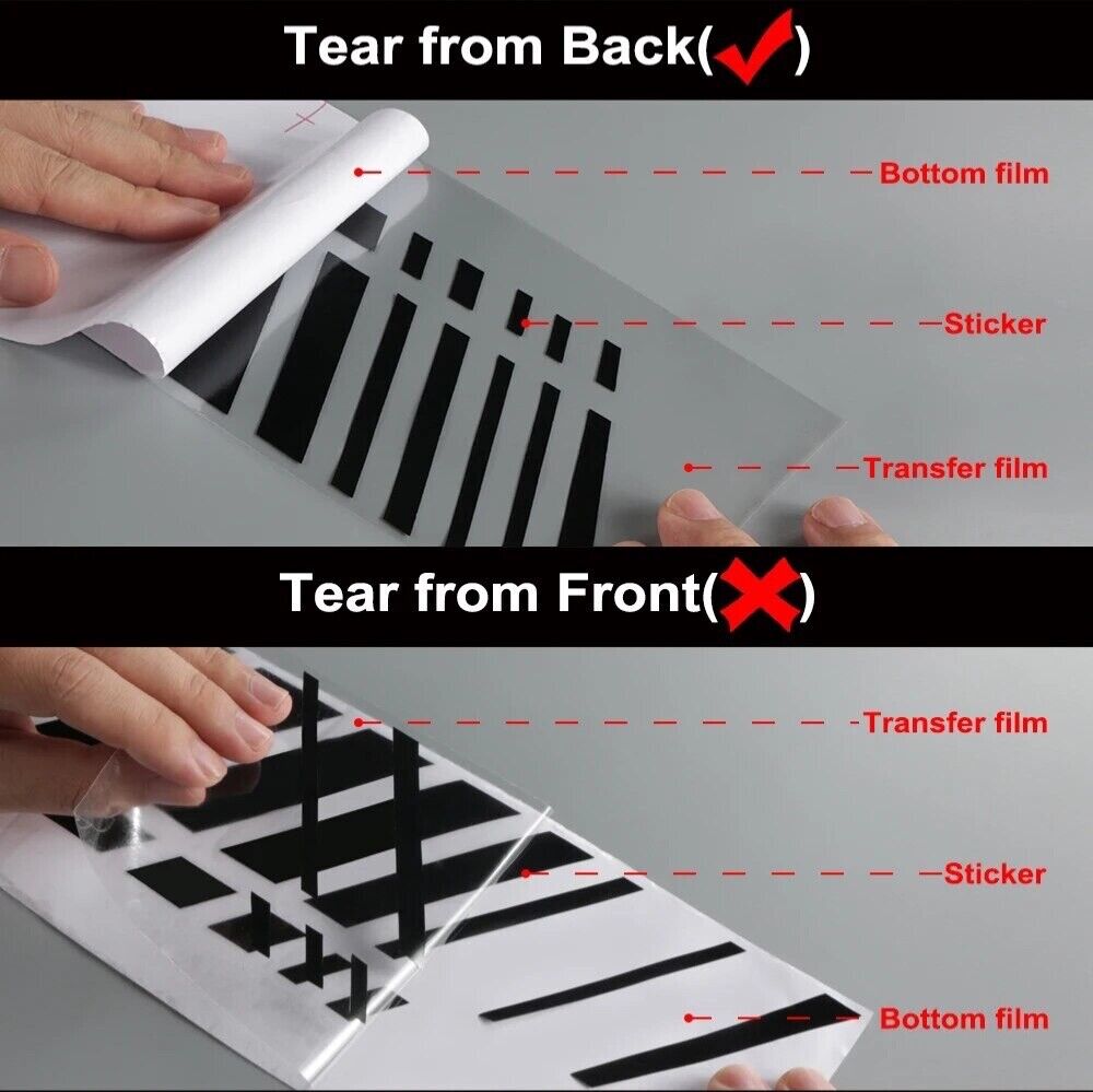 Torn American Flag Die Cut Vinyl Sticker Decal