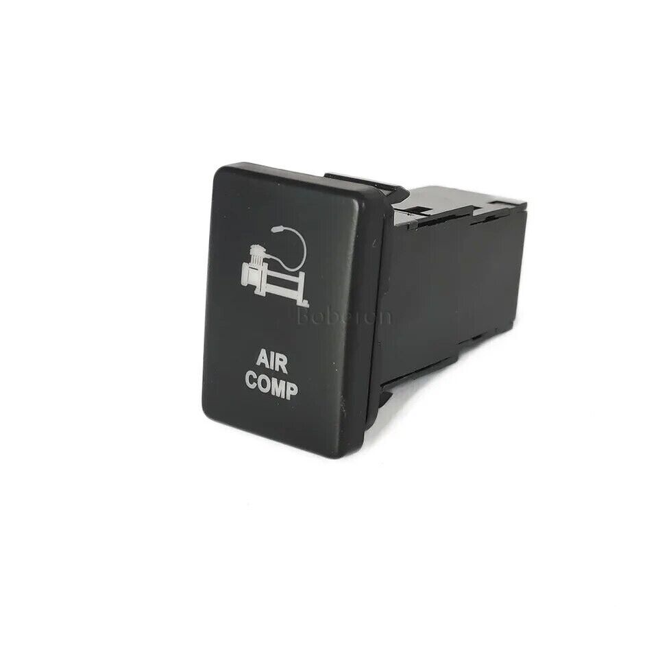 Air Compressor LED Push Button Switch with Connector Wire Backlit On/Off