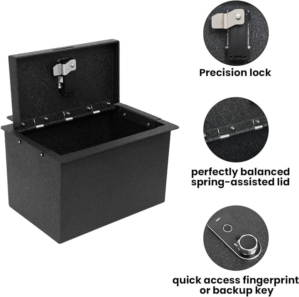 Biometrics Center Console Safe Box Chevy/GMC Sierra, Silverado 1500/2500/3500