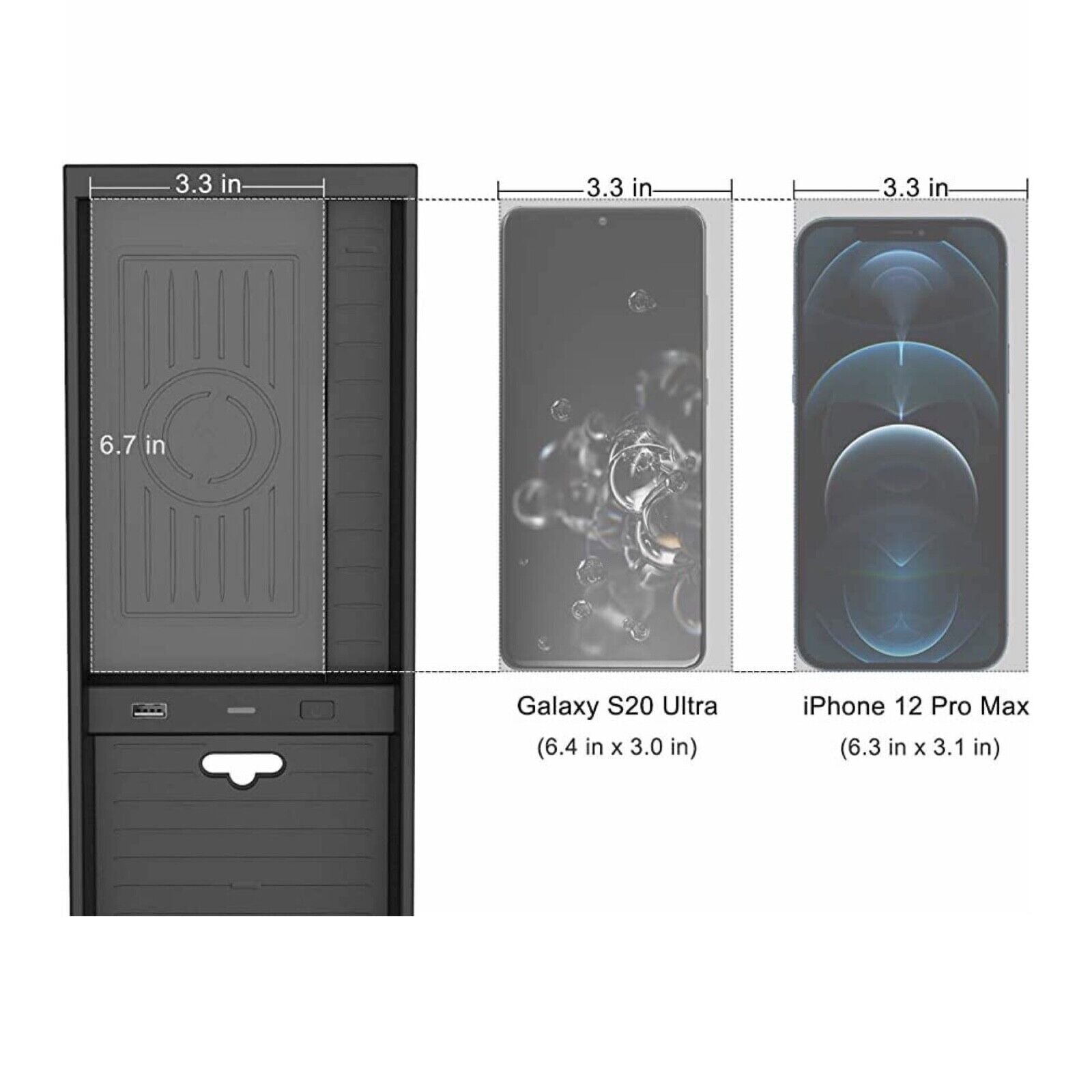 Wireless Charging Console Tray for Ford F-150, F-250, F-350, Expedition