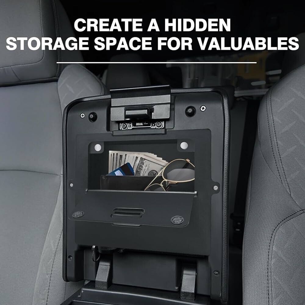 Secret Compartment Console Storage for New Toyota Tacoma 4th Gen 2024 & Up