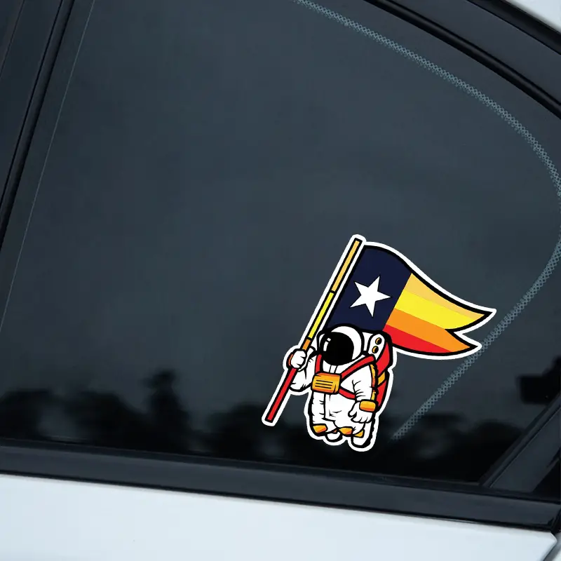 Houston Astros Spaceman Sticker Vinyl Decal - for Car Truck SUV Van Window