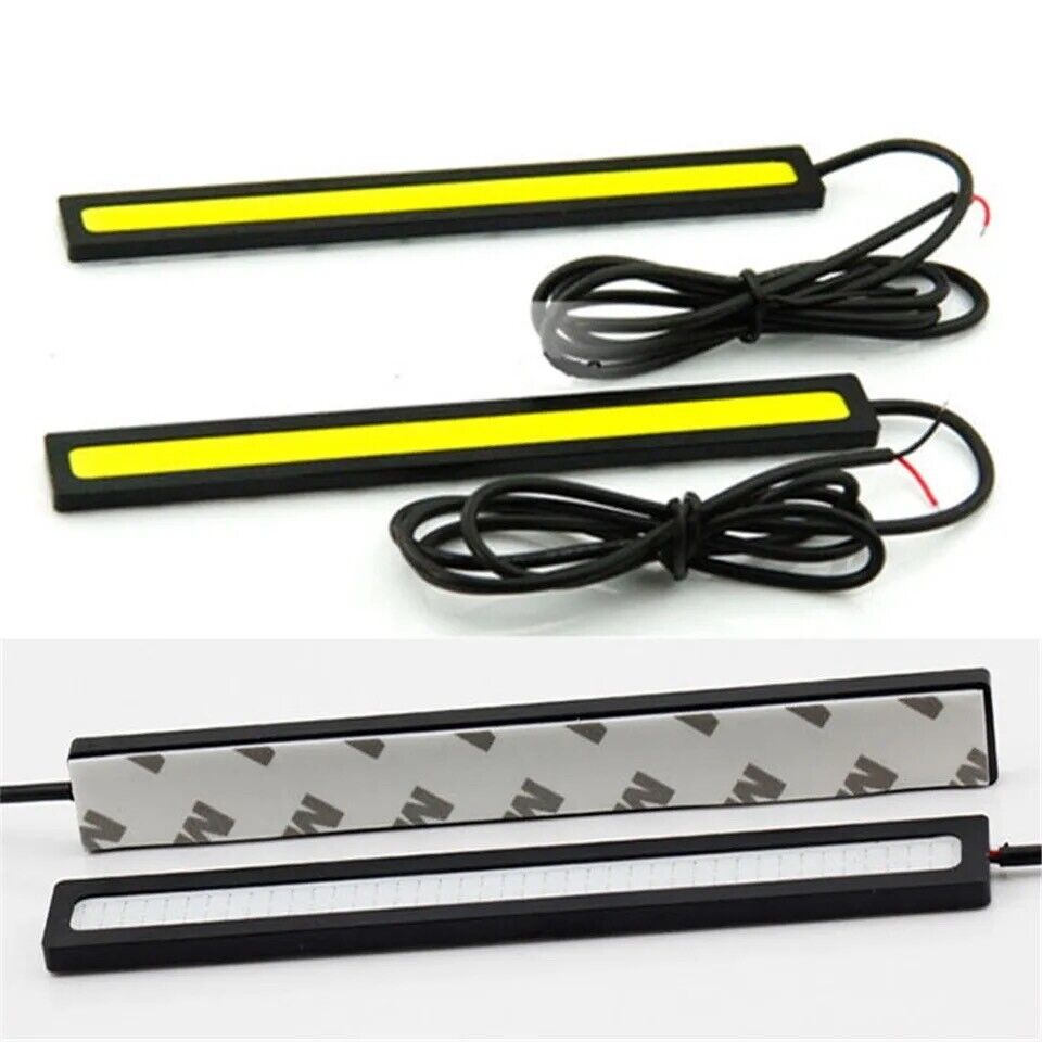 Daytime Running LED Lights DRL Car LED Light Strip Waterproof COB Lights