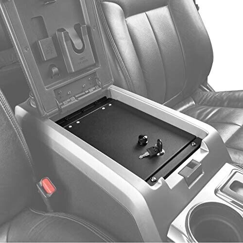 F-150 2009-2014 Console Safe Lockbox Compatible with w/ Flow-Thru Center Console