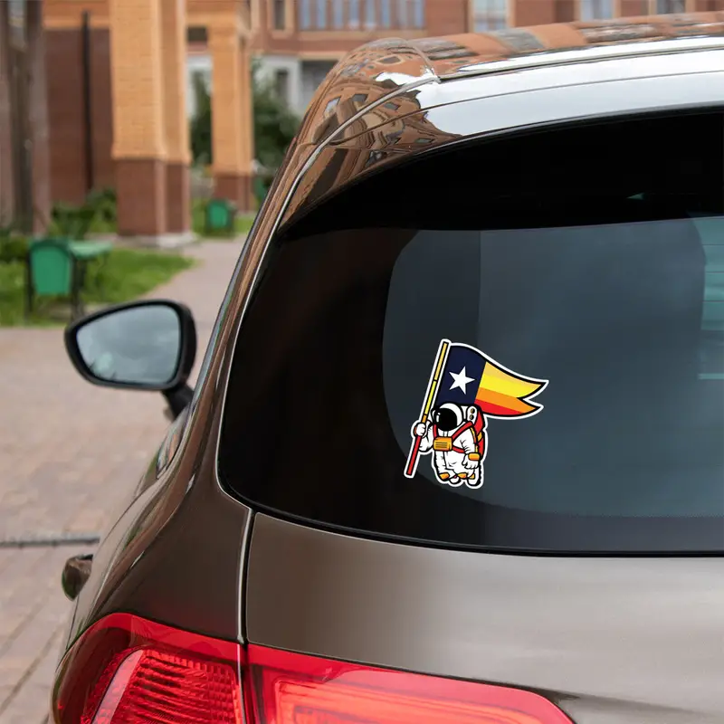 Houston Astros Spaceman Sticker Vinyl Decal - for Car Truck SUV Van Window