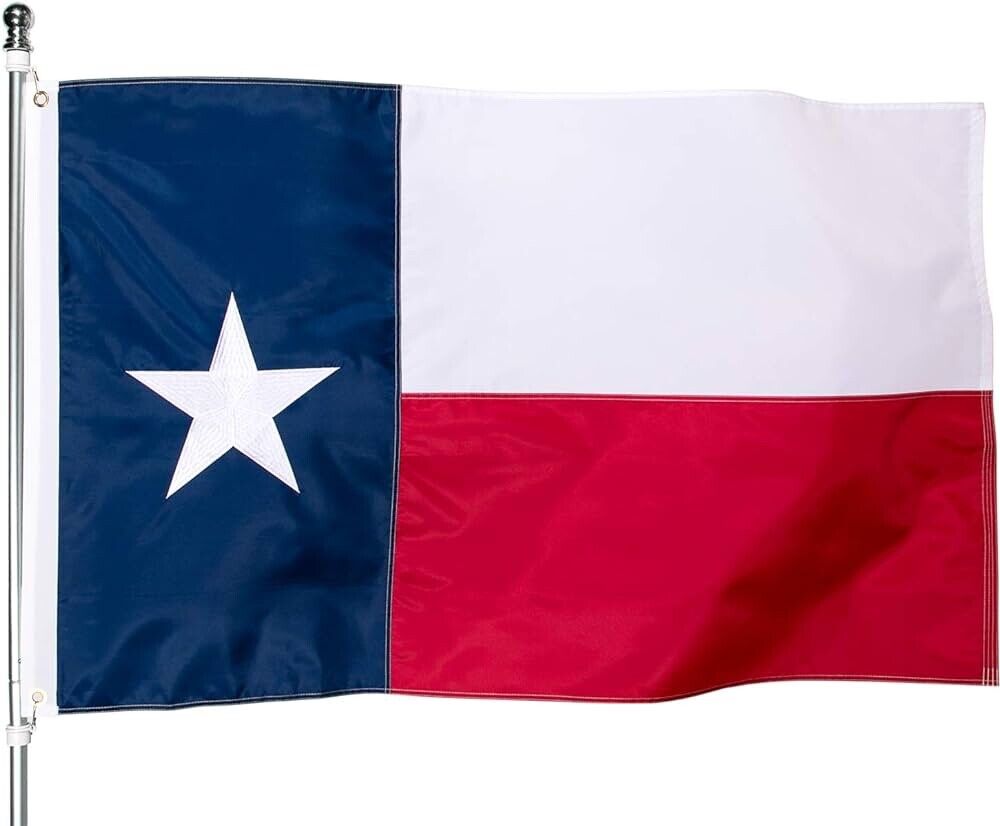 Texas Long Star Flag 3x5 FT Heavy Duty Outdoor Texas Flag