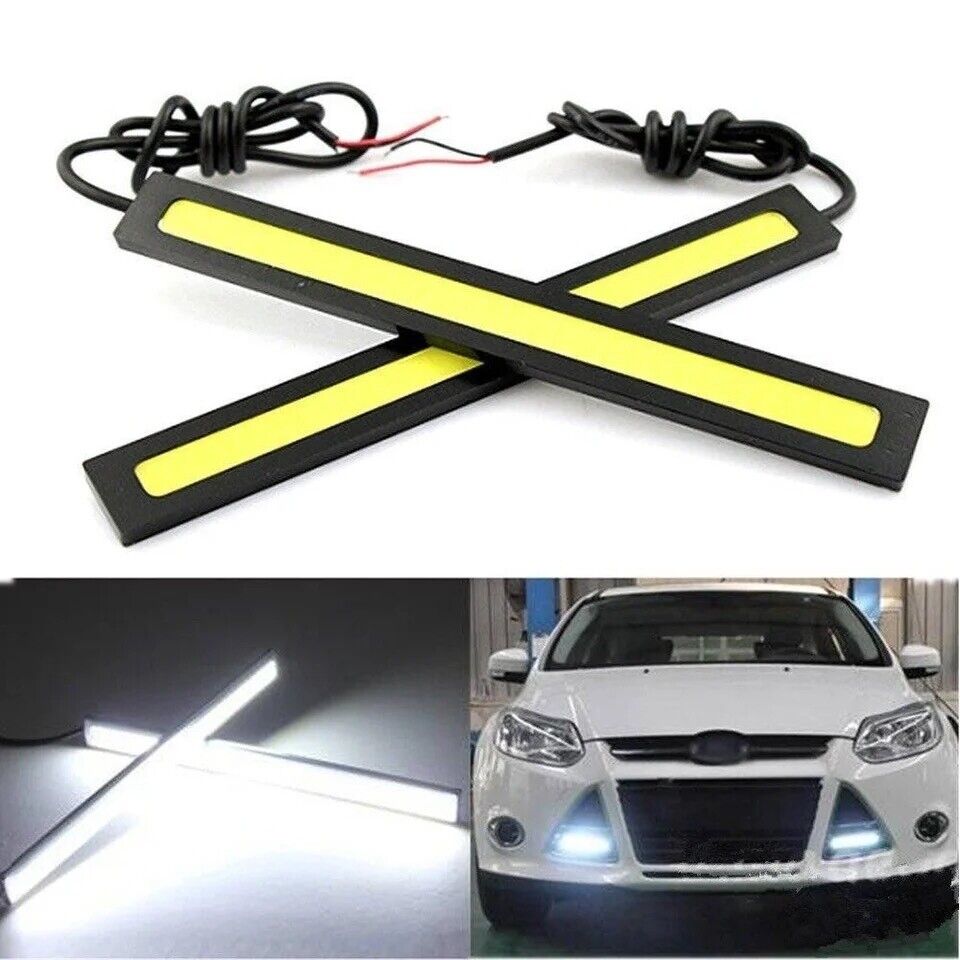 Daytime Running LED Lights DRL Car LED Light Strip Waterproof COB Lights
