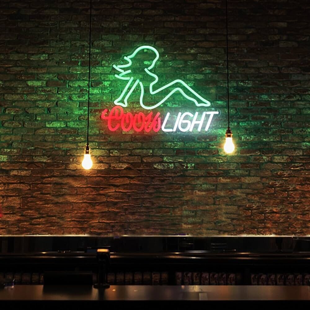 Beer Neon Sign LED Neon Sign For Bar, Garage, Mancave 16.5”x 12.60” Inches