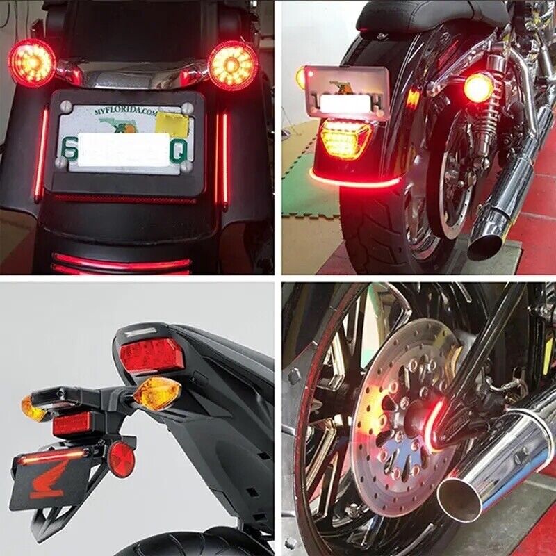 Motorcycle Brake, Turn Signal Light, Universal, 48 LED