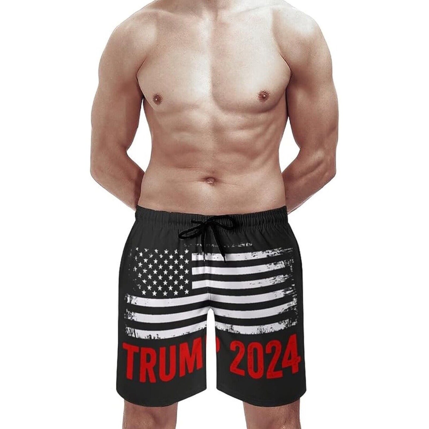 Men's MAGA 2024 Trump 2024 Quick Dry Swim Trunks