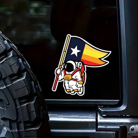 Houston Astros Spaceman Sticker Vinyl Decal - for Car Truck SUV Van Window