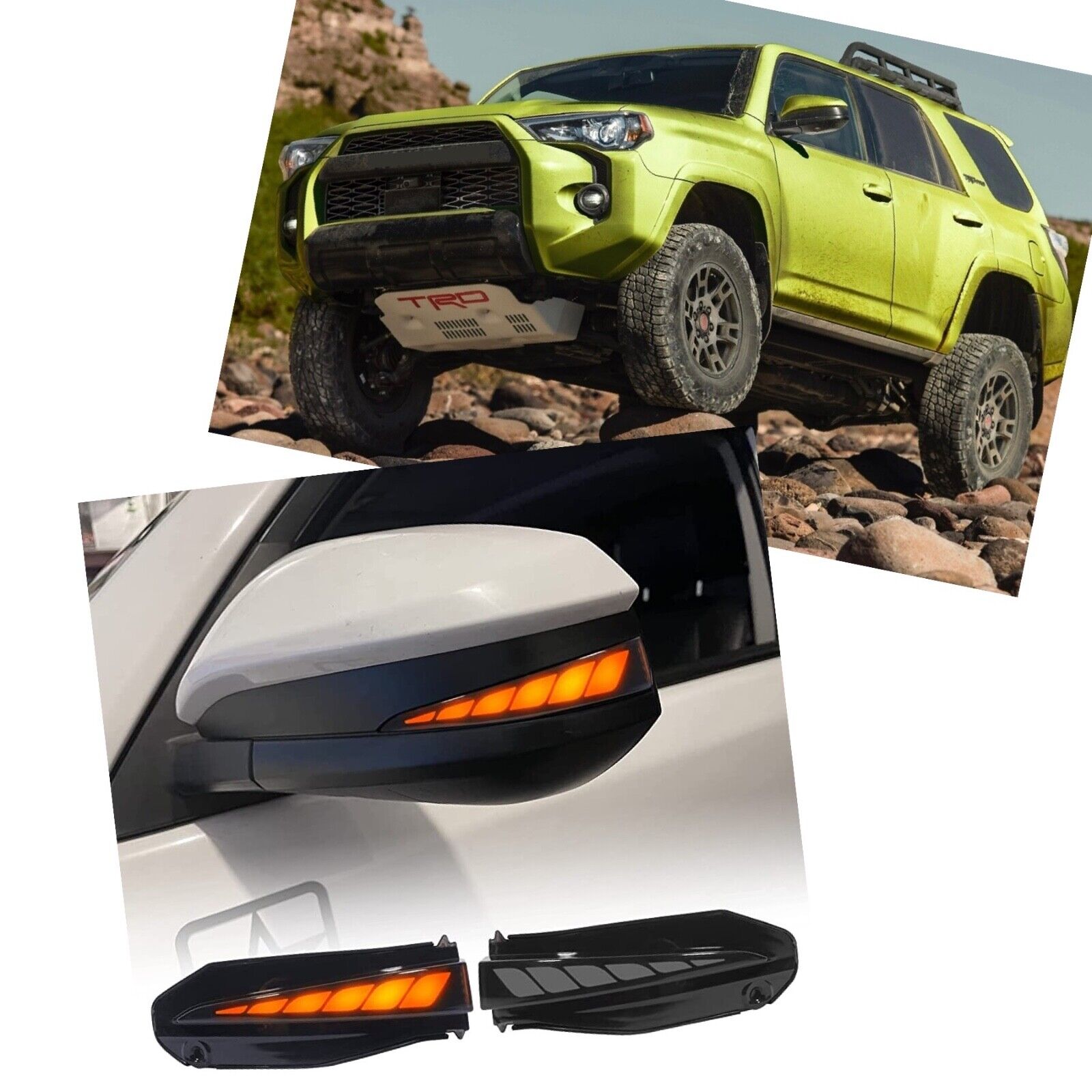 Sequential LED Turn Signal Lights For 2014-2019 Toyota 4Runner