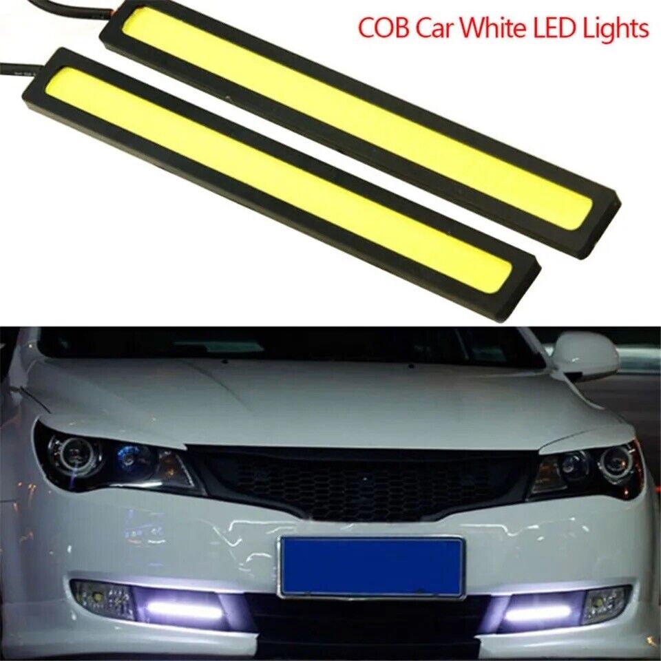 Daytime Running LED Lights DRL Car LED Light Strip Waterproof COB Lights