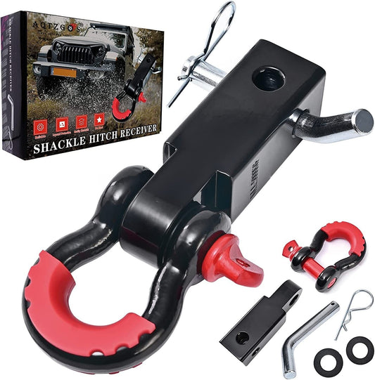 Shackle Hitch Receiver & Towing Hitch Lock2Inch 45000 LBS, 3/4 D Ring
