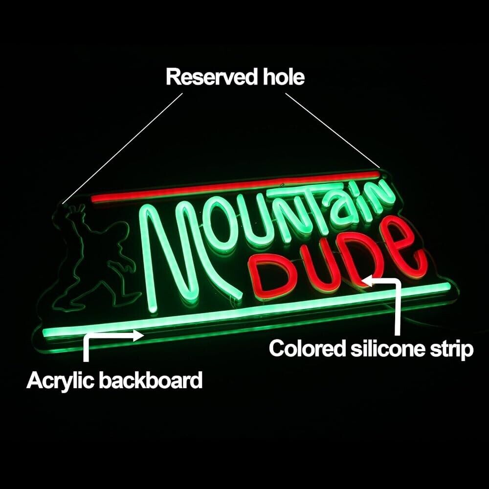 Neon Sign LED For Bar, Garage , Man-cave 8” x 16.1” inch