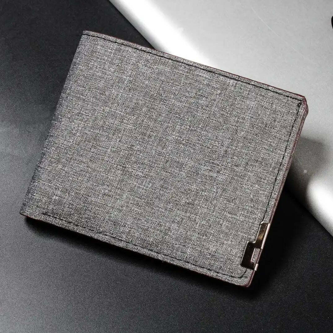 Men’s Denim Slim Fold Wallet