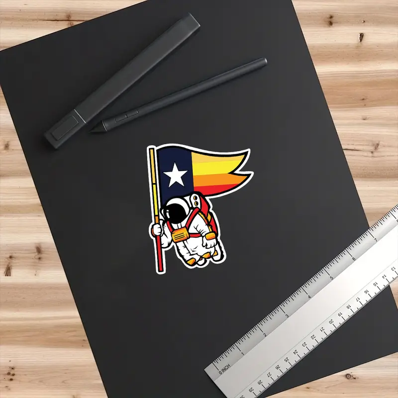 Houston Astros Spaceman Sticker Vinyl Decal - for Car Truck SUV Van Window