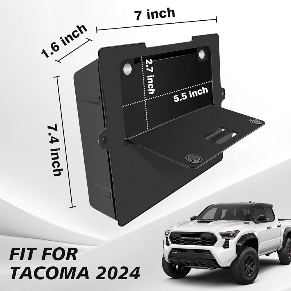 Secret Compartment Console Storage for New Toyota Tacoma 4th Gen 2024 & Up