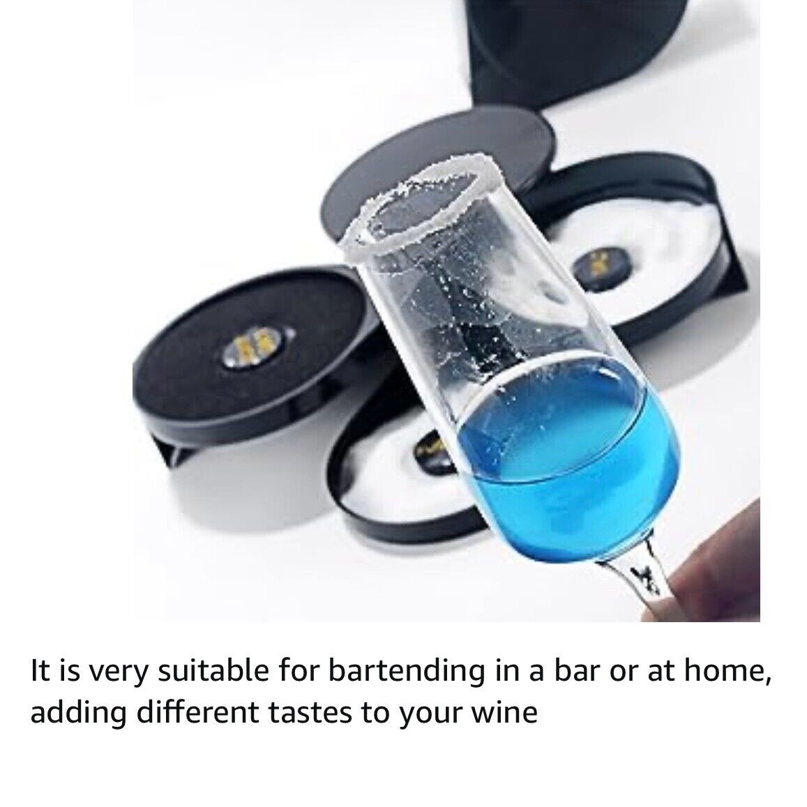3-Tier Bar Juice Cocktail Rimmer For Seasoning, Salt, Sugar for Bar or Home