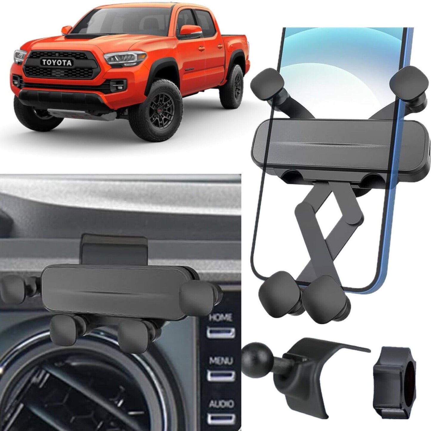 Toyota Tacoma 2016 - 2023 Mobile Cell Smartphone Bracket Mount