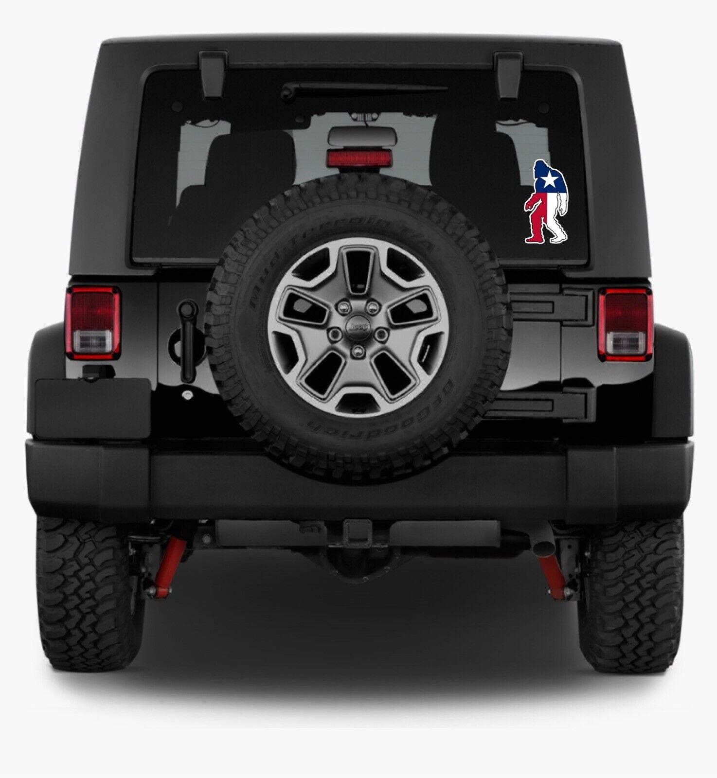 Texas Flag Sasquatch Vinyl Decal Sticker, Texas Flag, Lone Star State