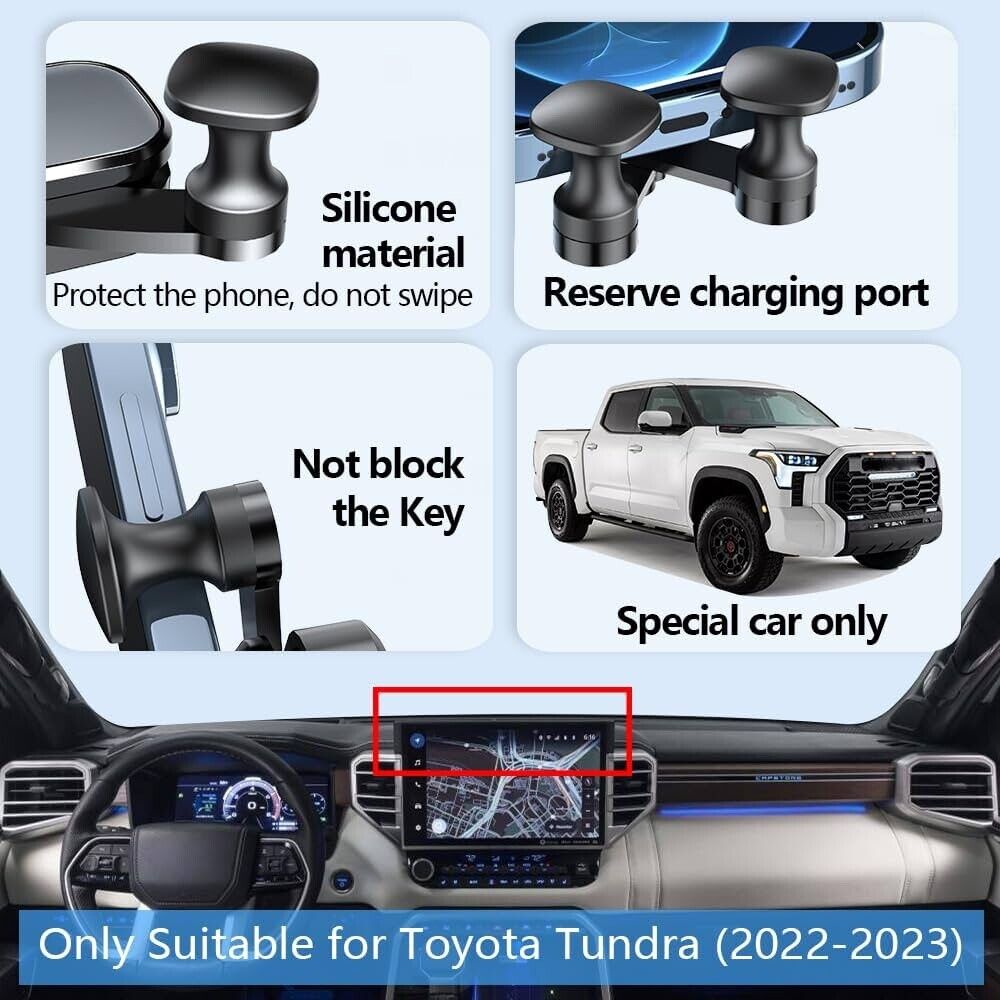 Toyota Tundra 2014-2021 Mobile Cell Smartphone Bracket Mount