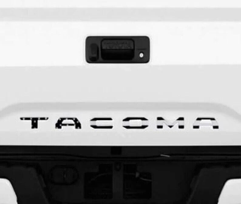 Raised Tailgate Insert Letters Fit for 2016-2023 Toyota Tacoma