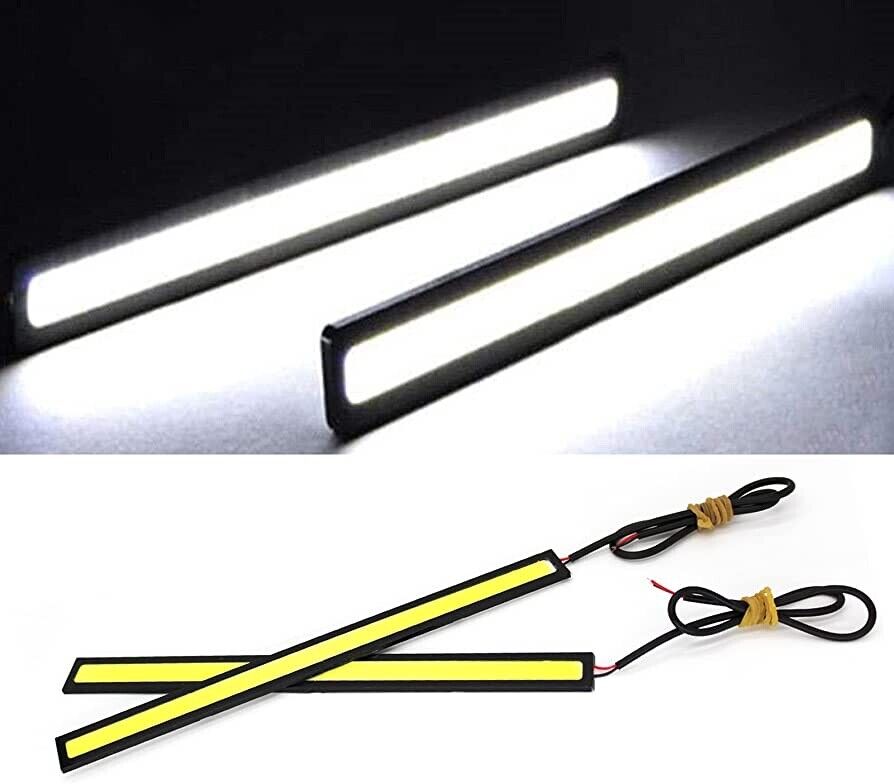 Daytime Running LED Lights DRL Car LED Light Strip Waterproof COB Lights