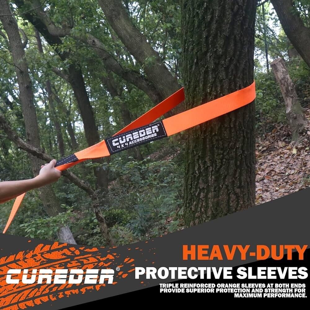 3" x 20' 35,212 lb,Heavy Duty Offroad Strap for Off Road Recovery, Towing