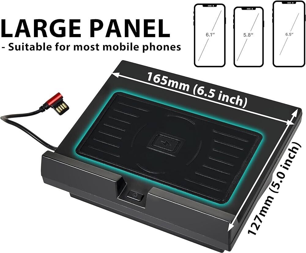 Ford F150 18-23, Center Console Wireless Charger