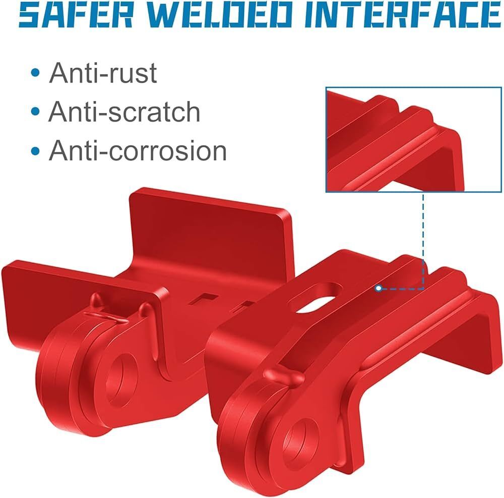 Front Demon Tow Hook Brackets Red or Black for Toyota Tacoma 2009-2023