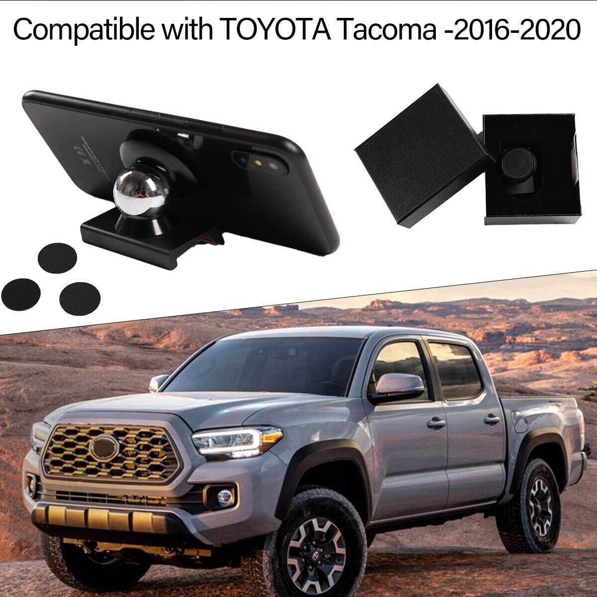 Toyota Tacoma 2016-2023 Dash Magnetic Phone Mount