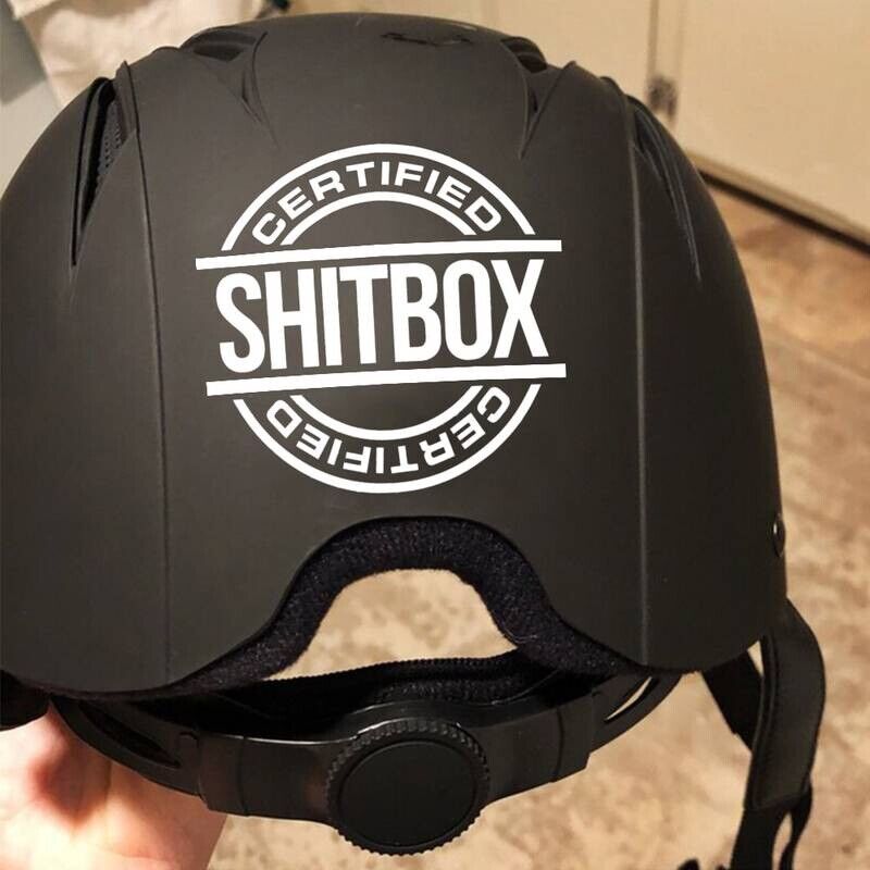 Certified SH*T can Sticker Vinyl Decal - for Vehicles or ANYTHING
