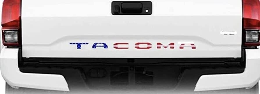 Raised Tailgate Insert Letters Fit for 2016-2023 Toyota Tacoma
