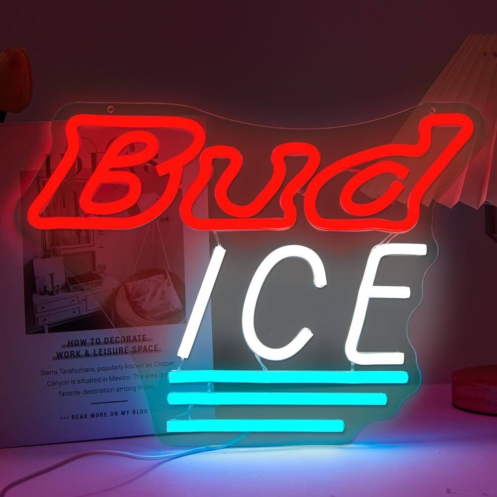 Beer Neon Sign LED for Man Cave, Bar Pub, Restaurant, Gift 12.8" x 10.8” Inches