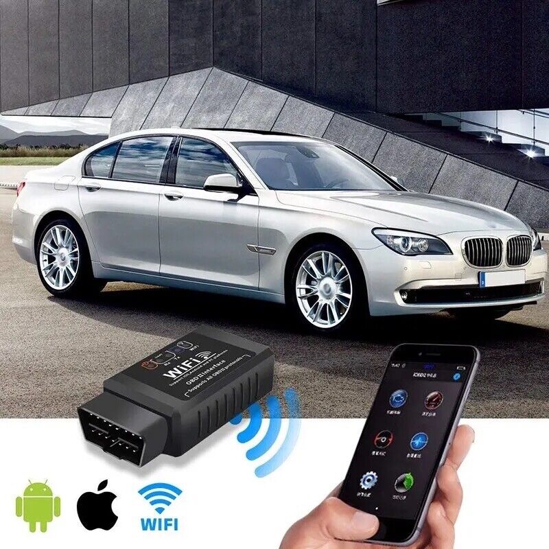 ELM327 WIFI & Bluetooth Car Diagnostic Fault Code Scanner  iOS, Android
