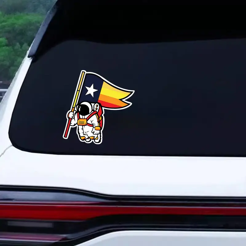 Houston Astros Spaceman Sticker Vinyl Decal - for Car Truck SUV Van Window