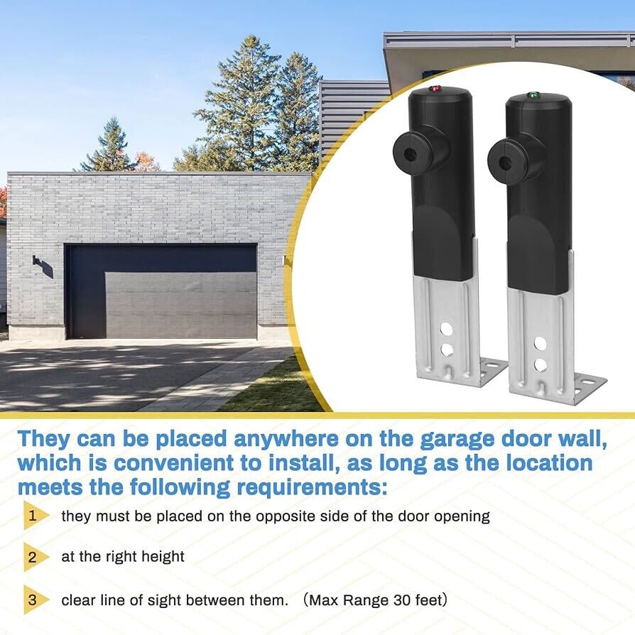 Genie Safe-T-Beam Garage Door Opener Safety Sensors