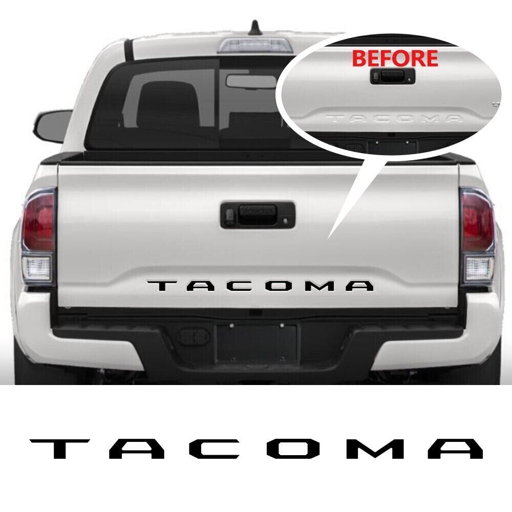 Tailgate Insert Vinyl Sticker Letters Decals For Toyota Tacoma 2016-2021 V5