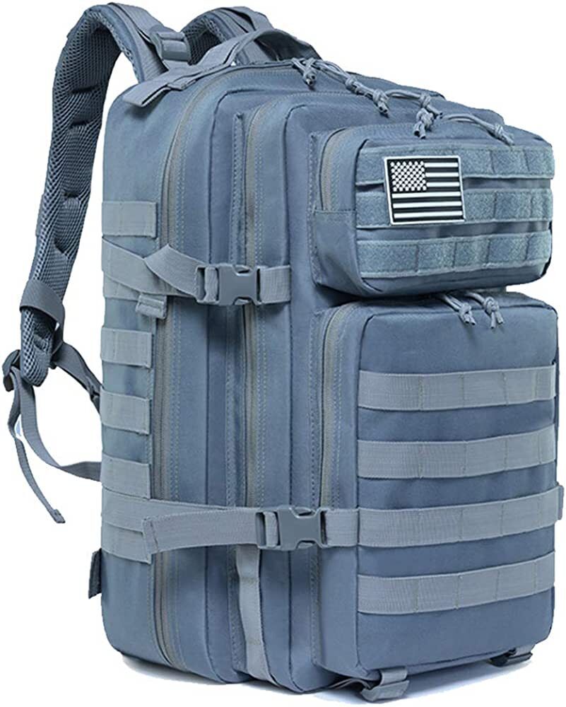 Military Tactical Backpack, 42L Large Military Pack Army 3 Day Assault Pack Moll