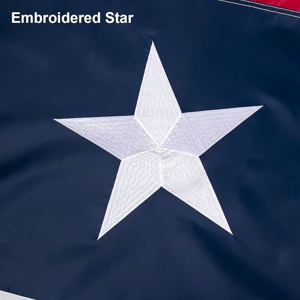 Texas Long Star Flag 3x5 FT Heavy Duty Outdoor Texas Flag
