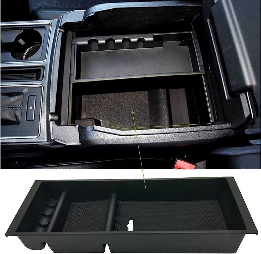 Center Console Secondary Additional Organizer Tray for Ford F150 2015-2020