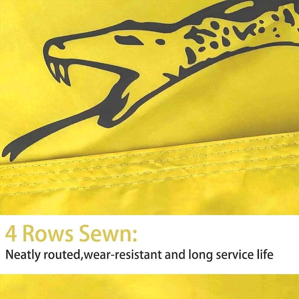 Don’t Tread On Me Flag 3x5 Outdoor 240D Heavy Polyester Duty Double Sided Flag