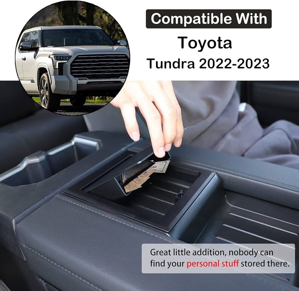 Secret Console Storage for Toyota Tundra 2022-2023