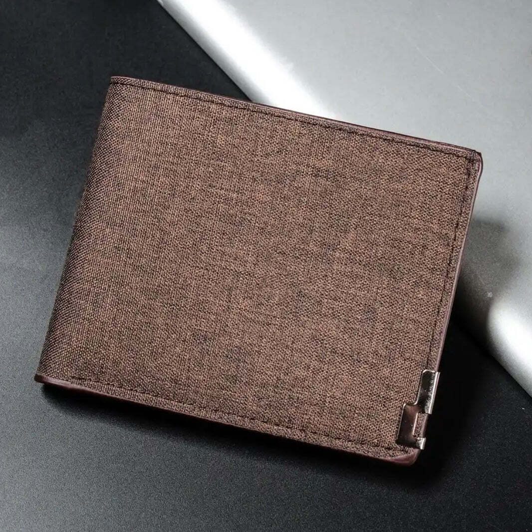 Men’s Denim Slim Fold Wallet