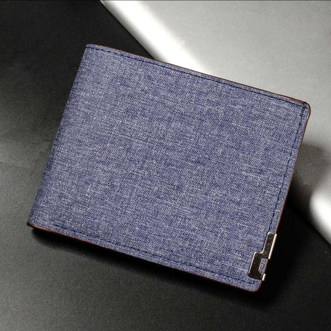 Men’s Denim Slim Fold Wallet