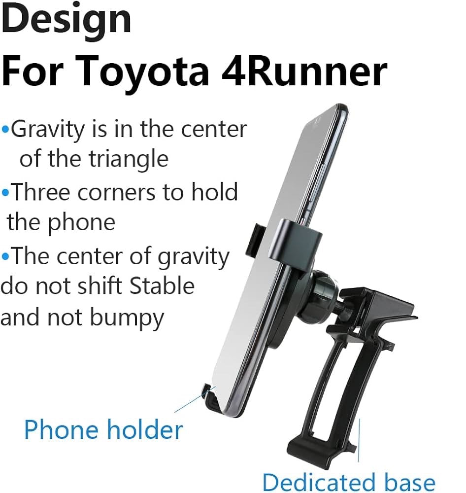 Toyota 4Runner 2010 - 2024 Mobile Cell Smartphone Bracket Mount