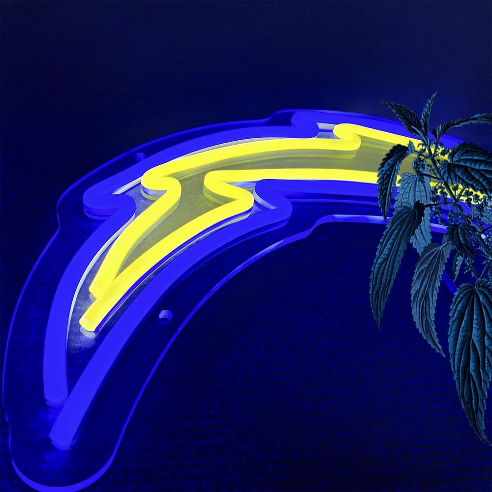 NFL Football LED Neon Sign For Bar, Garage, Mancave (15.6 x 9.4 inch)