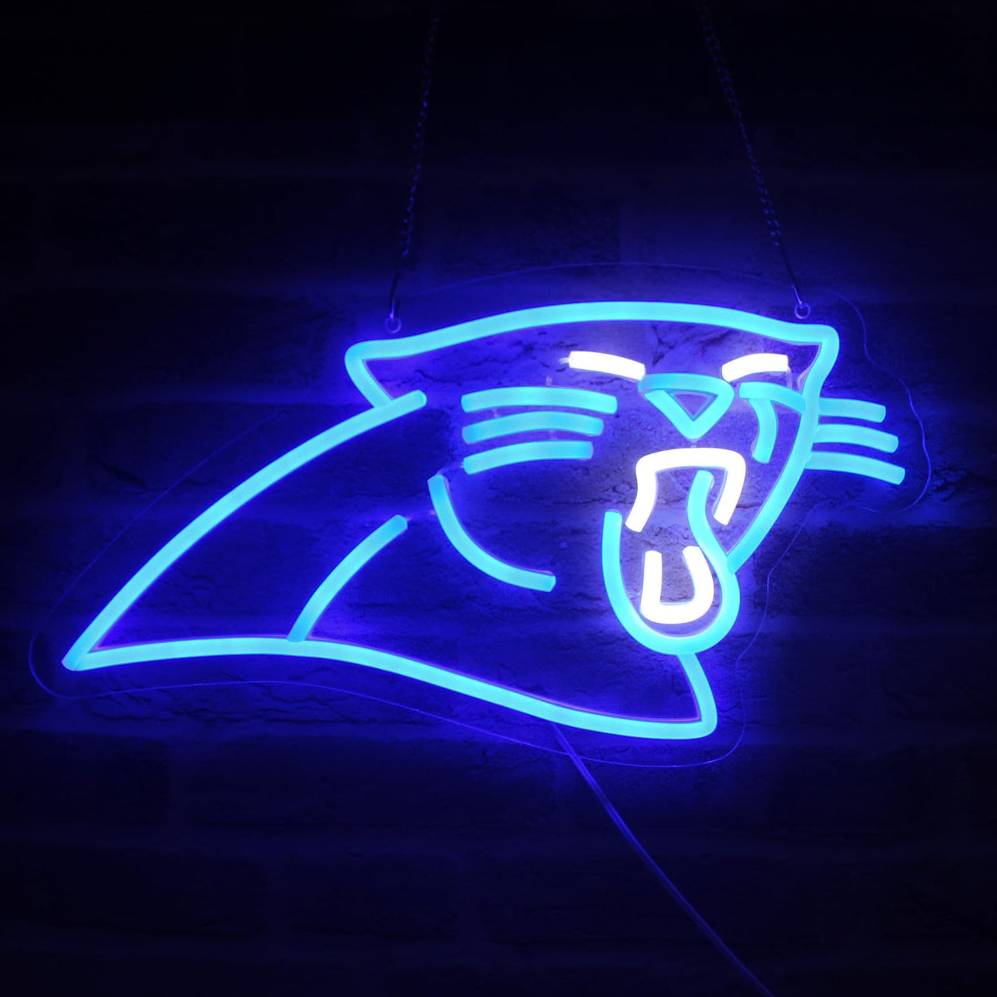 Panthers Football Neon LED Sign Dimmable For Room, Bar , Garage , Man-cave 15.7” x 8.6” inch